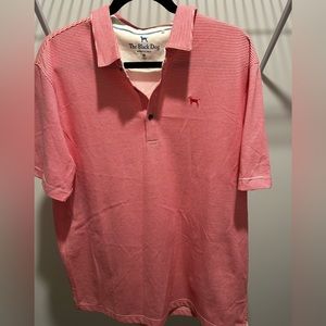 The Black Dog Red Golf Polo